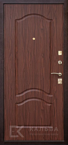 Фото №2 «Металлическая дверь белая с зеркалом для квартиры №97»